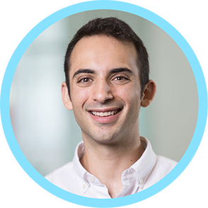 Image of Board Director, Tony Kulesa, PhD of Matterworks in a circle with a light blue border