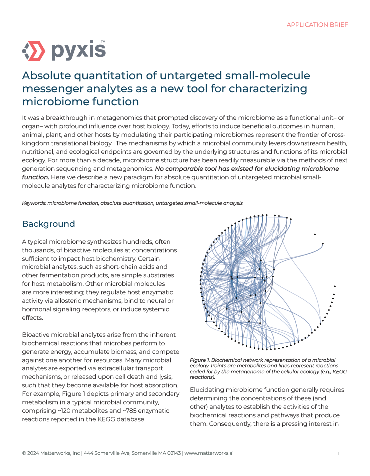Resources_Microbiome Application Brief Screenshot